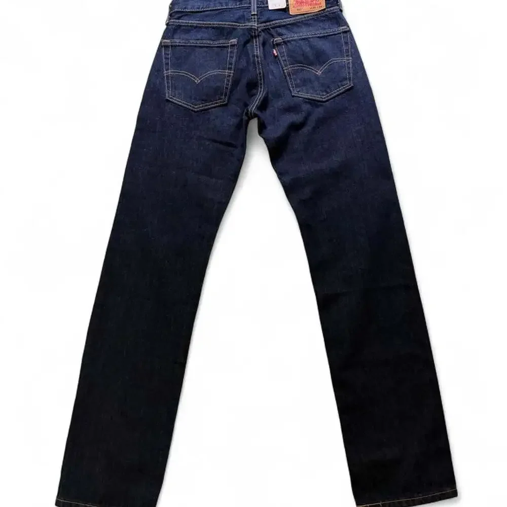 Levi's 505 Regular Straight Leg Jeans Navy Blue Men's W30 L34 NWT